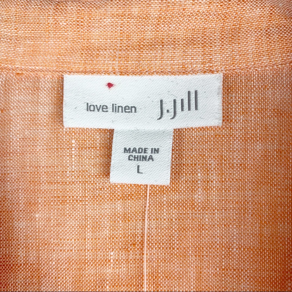 J. Jill Peach Button-Up Tunic - Picture 3 of 8